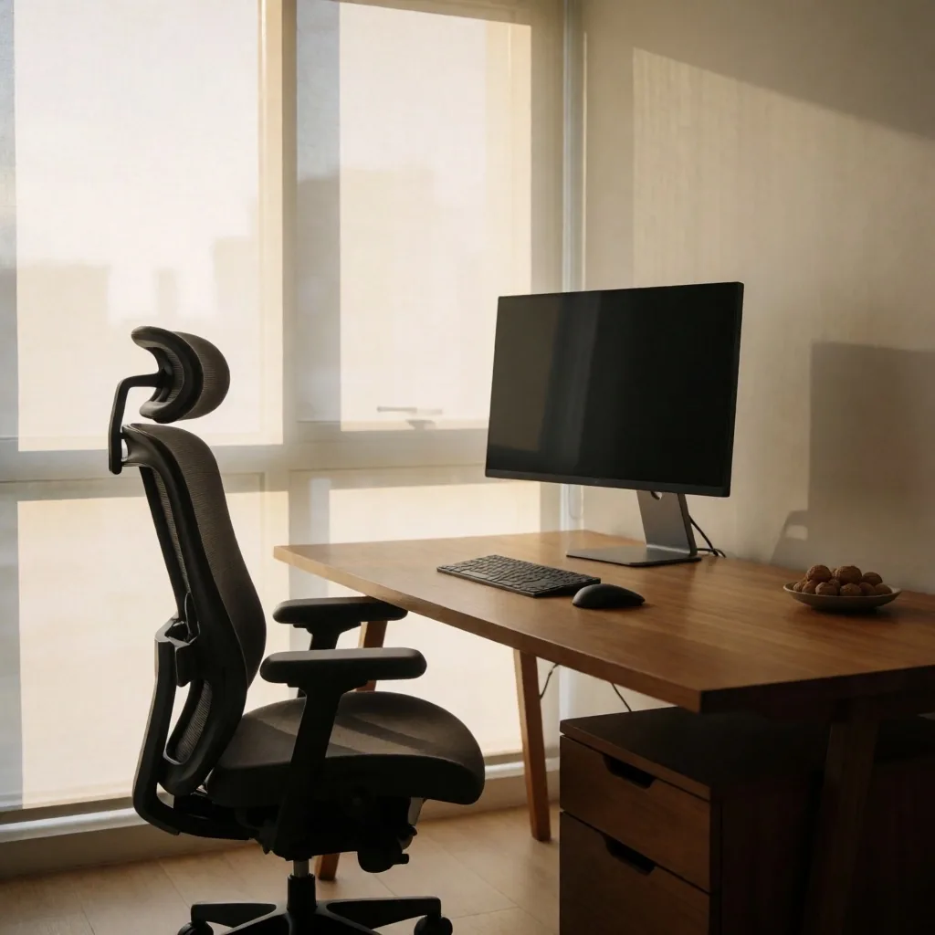 Espacio de trabajo ergonómico con luz natural indirecta en Ciudad de México